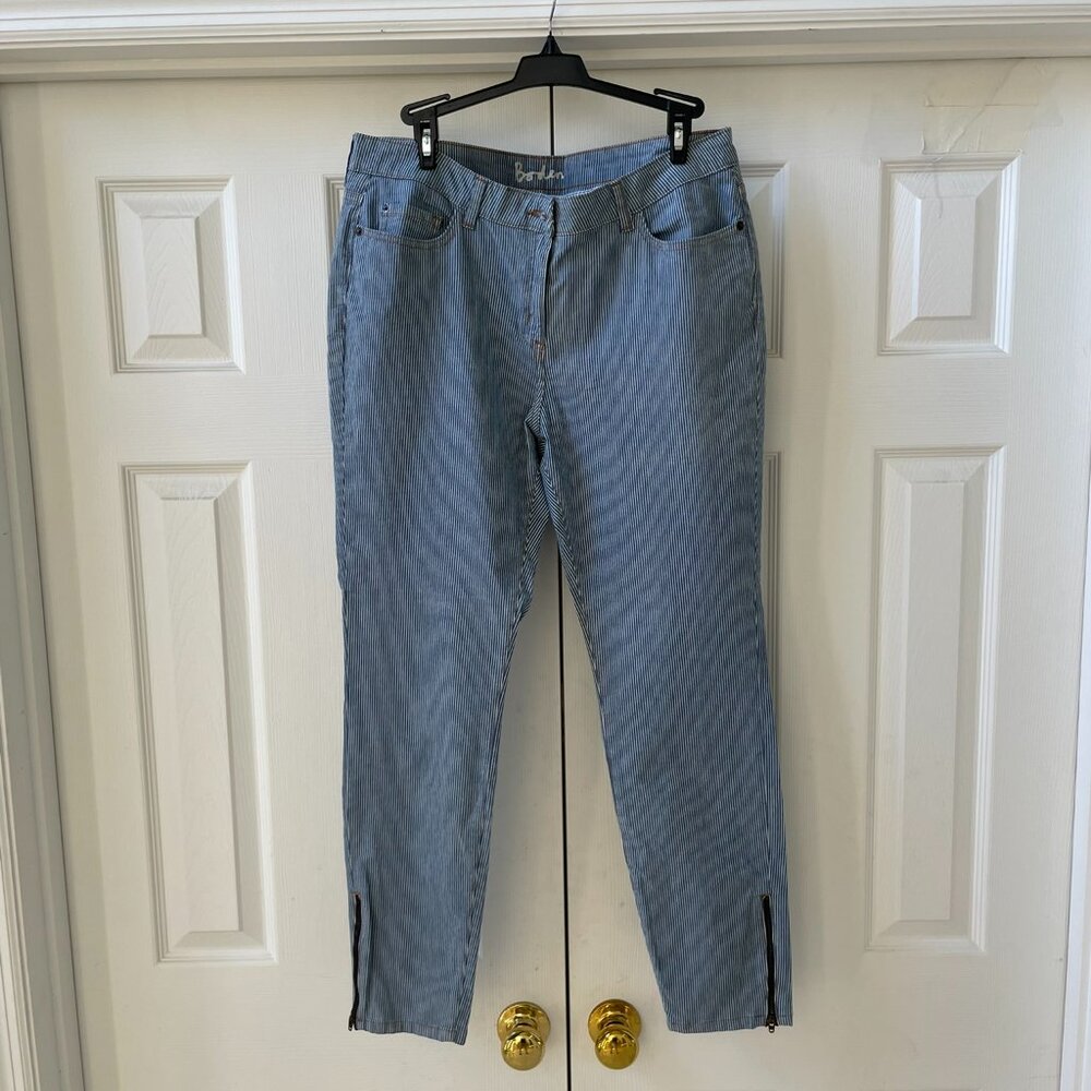 Boden pinstripe jeans